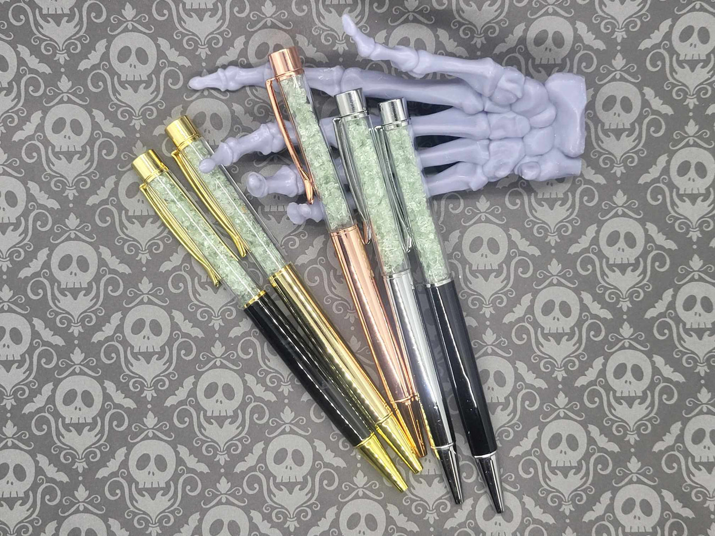 The Original Uranium Glass Filled Pen Green Glass