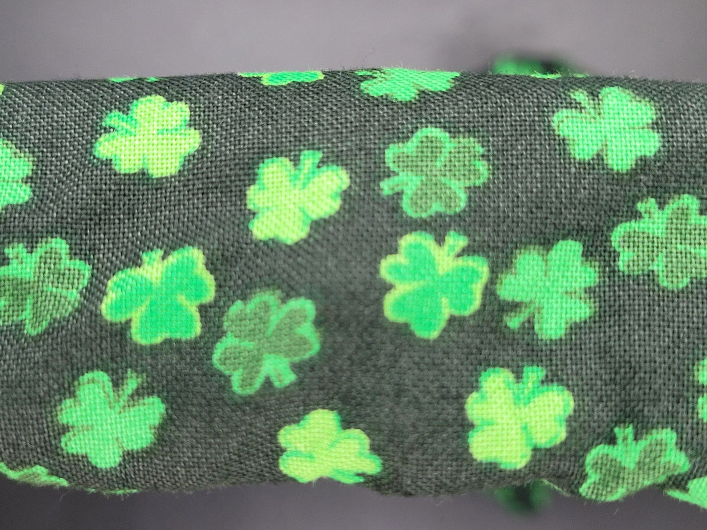 Shamrocks Cotton and Elastic Hair Tie Scrunchie