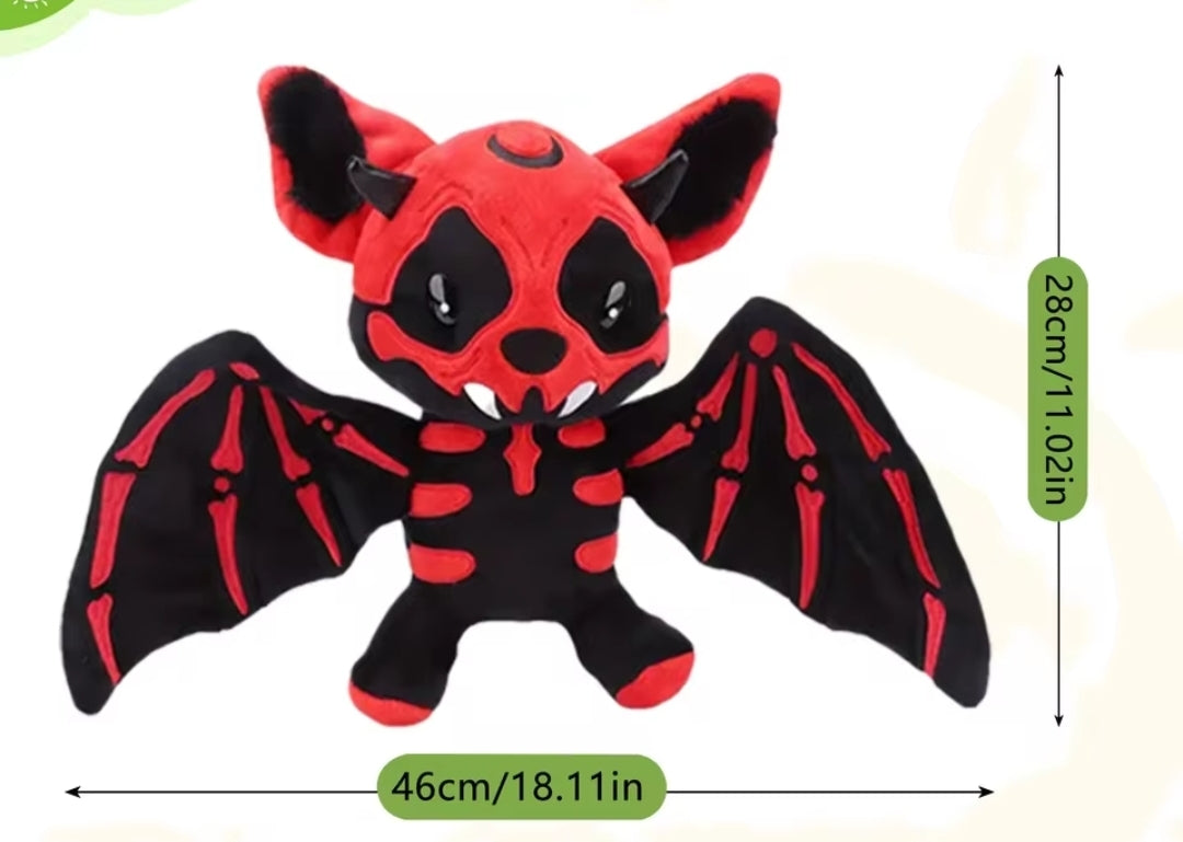 Plush Stuffed Evil Bat Halloween Cute Animal