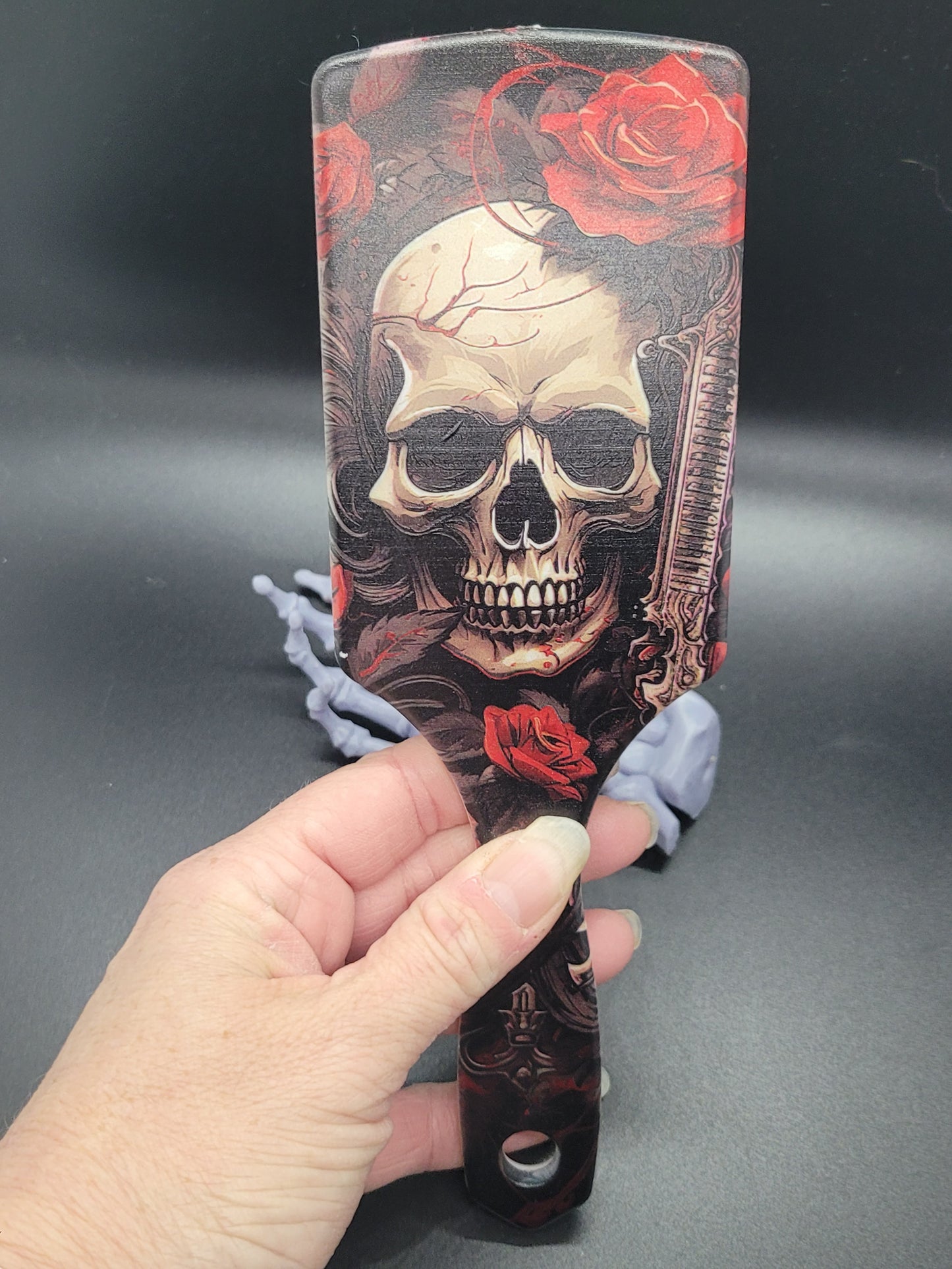 Halloween Skull Hair Brush