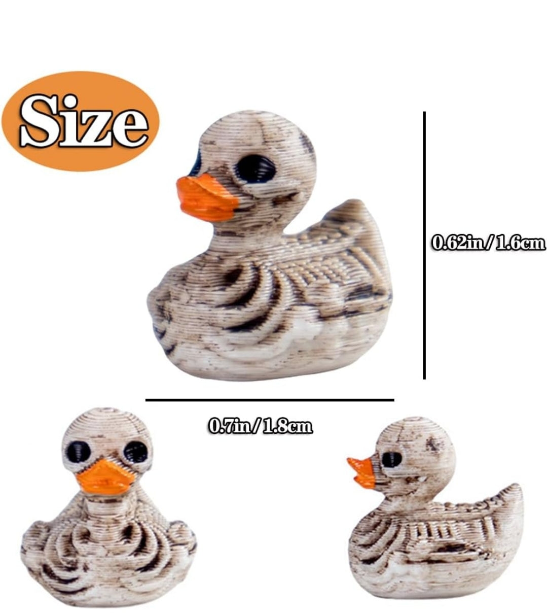 Skeleton Duck Miniature Dead Zen Adds On