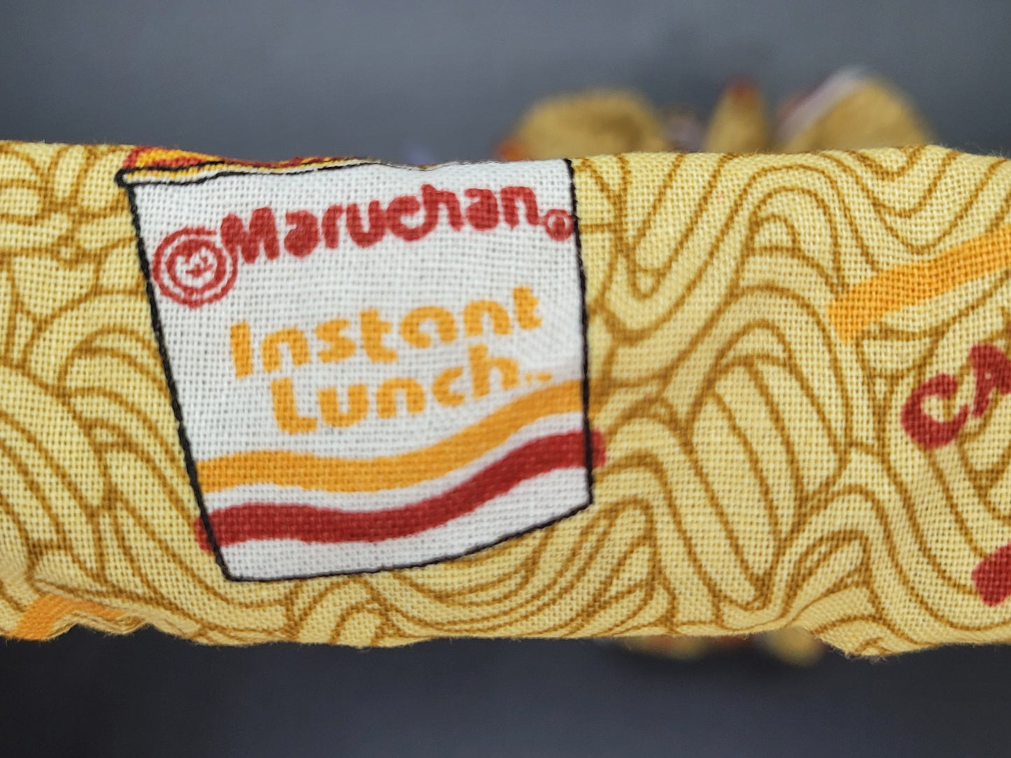 Ramen Cotton and Elastic Hair Tie Scrunchie