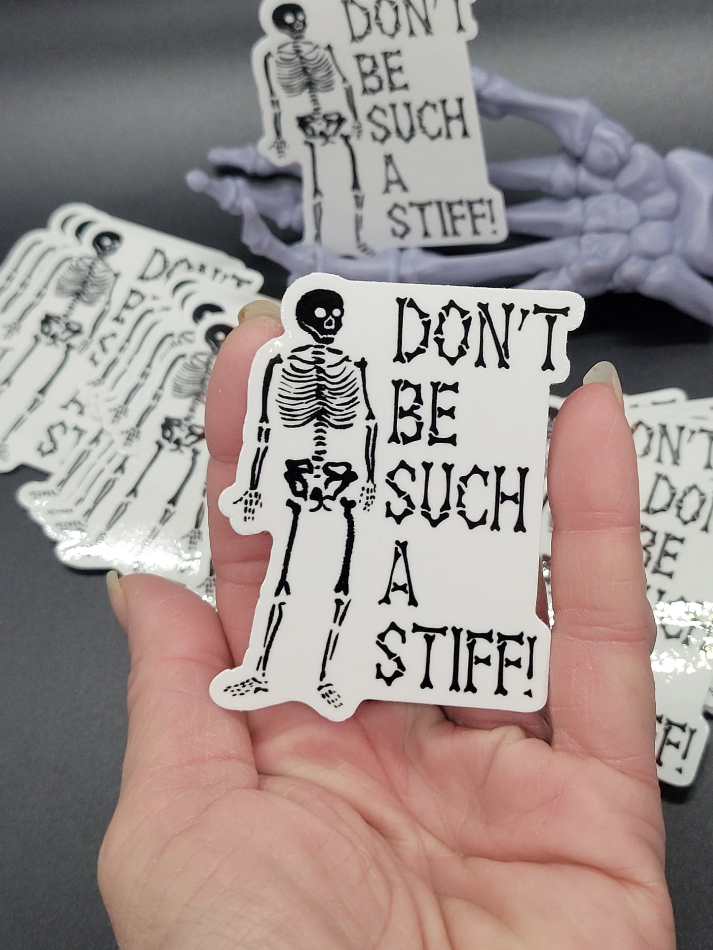 Stiff Heavy Grade Vinyl Decal