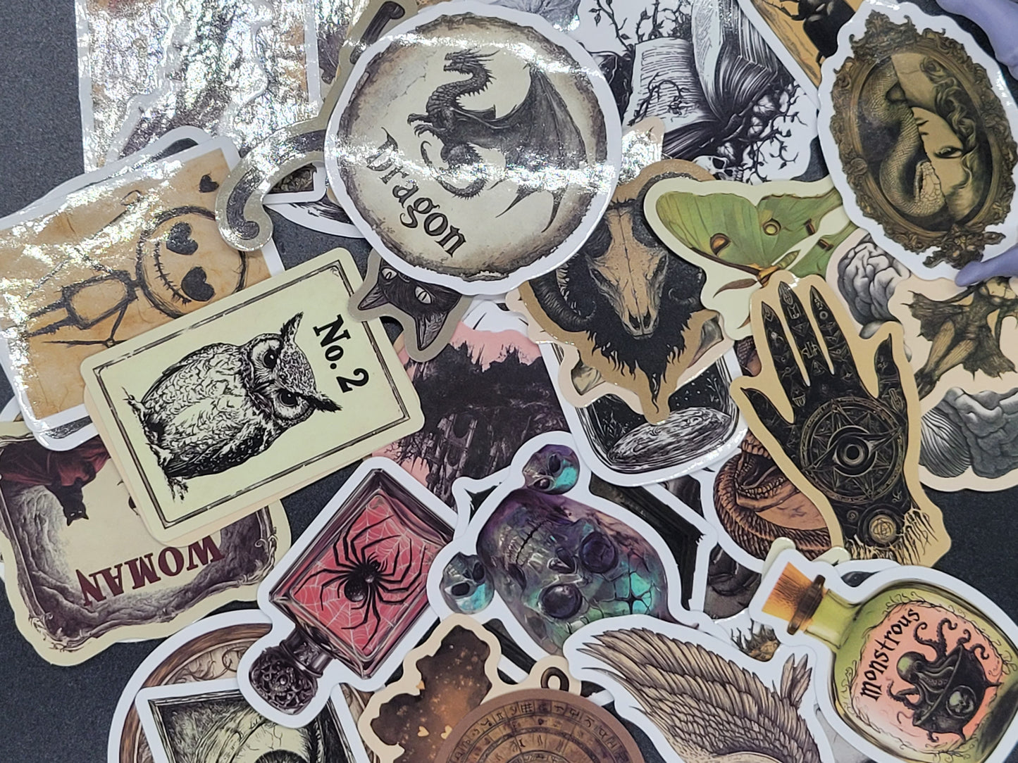 Witches Apothecary Vinyl Sticker 10 Pack for Junk Journals Scrapbooks Budget Binders