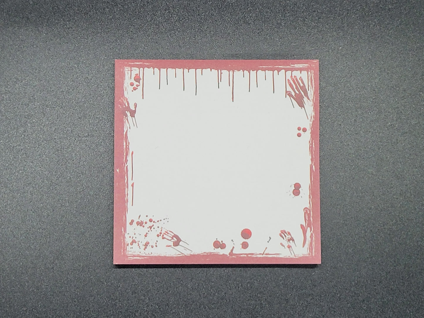 Halloween Spooky Blood Splatter Sticky Notepad
