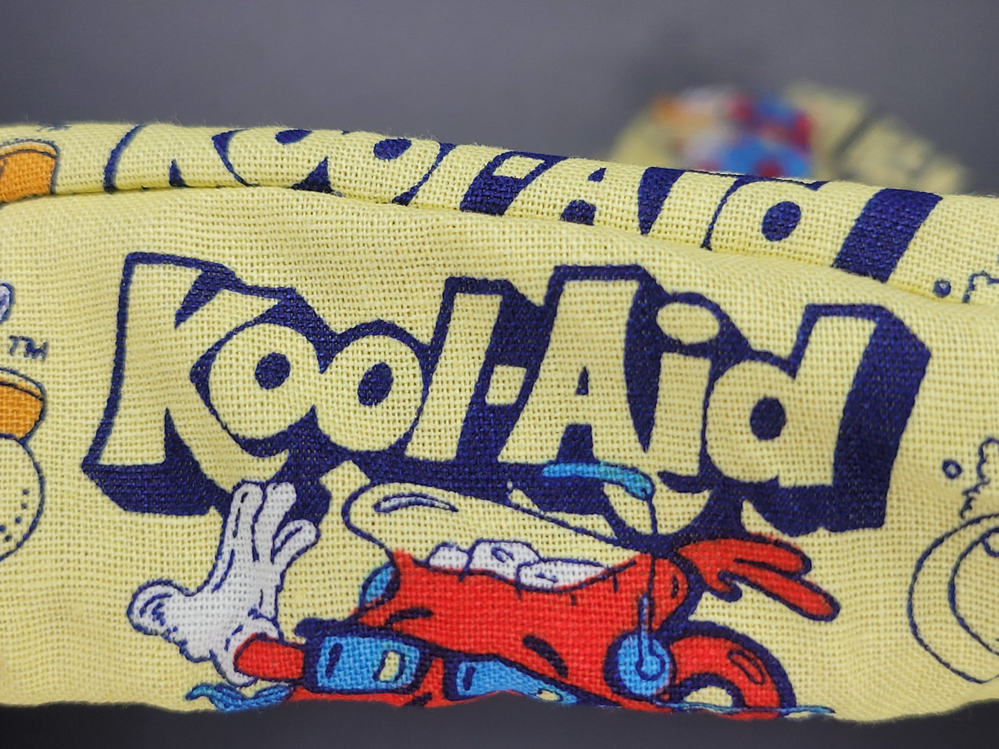 Koolaid Man Cotton and Elastic Hair Tie Scrunchie
