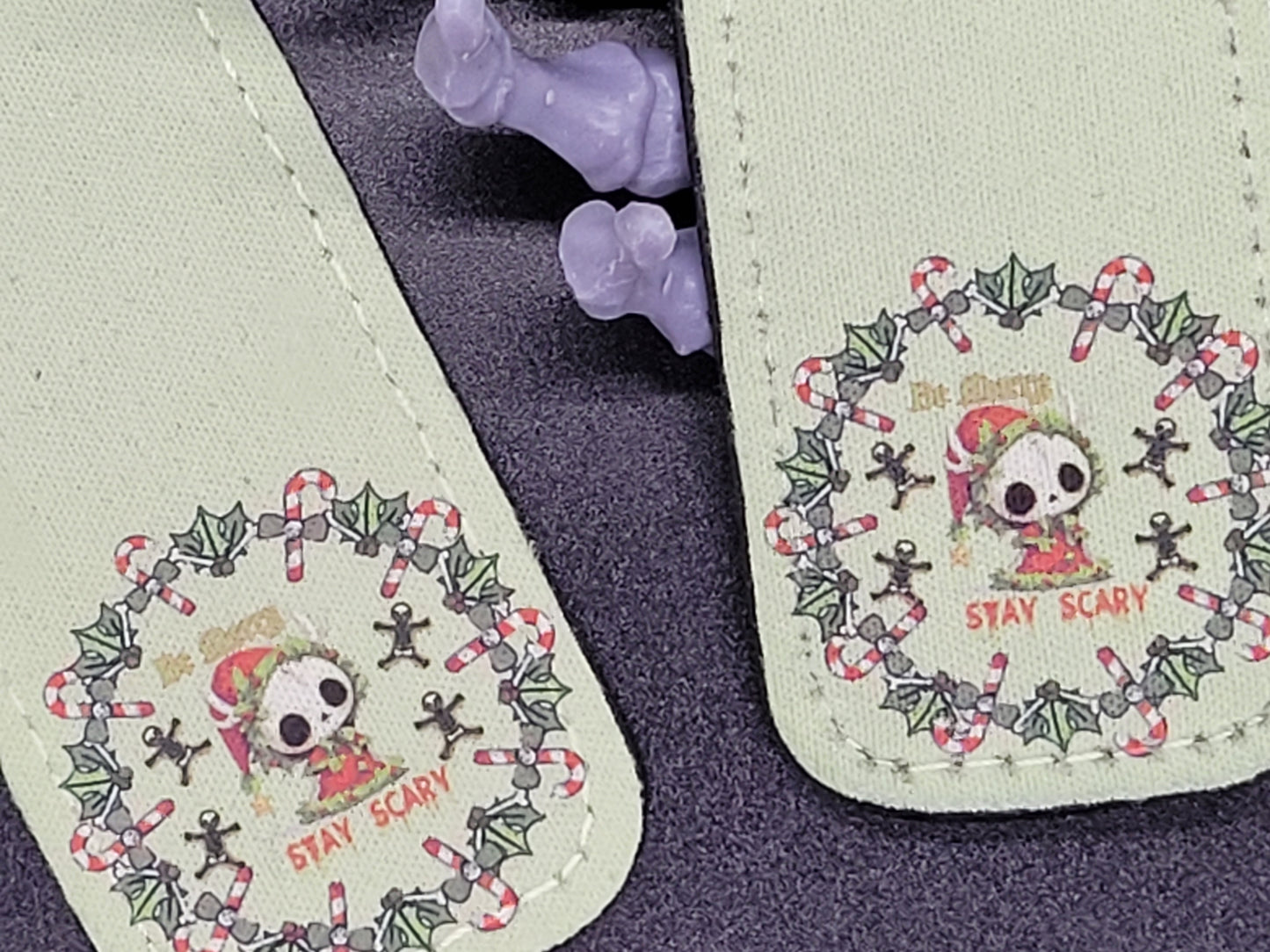 Be Merry Chapstick Lip Balm Holder Key Chain