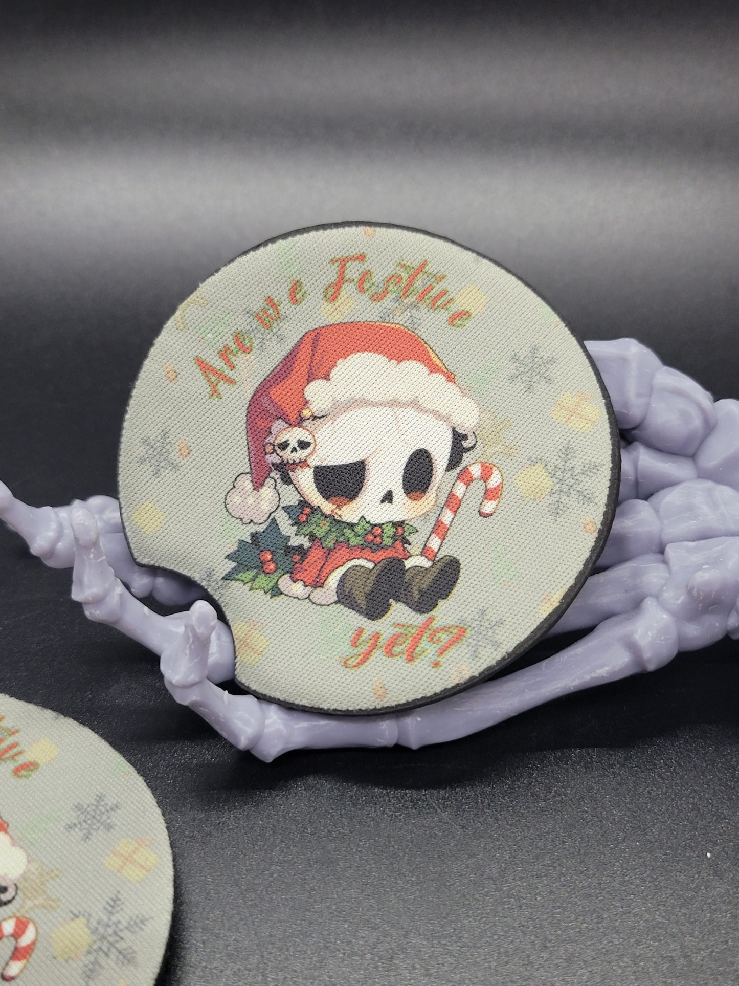 Festive Yet? Neoprene Car Coaster Set of 2