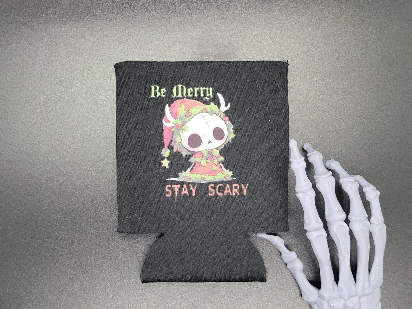 Be Merry Can Cooler Neoprene Koozie