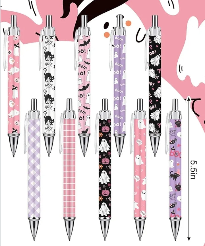 Cute Ghost Notepad and Pen Set