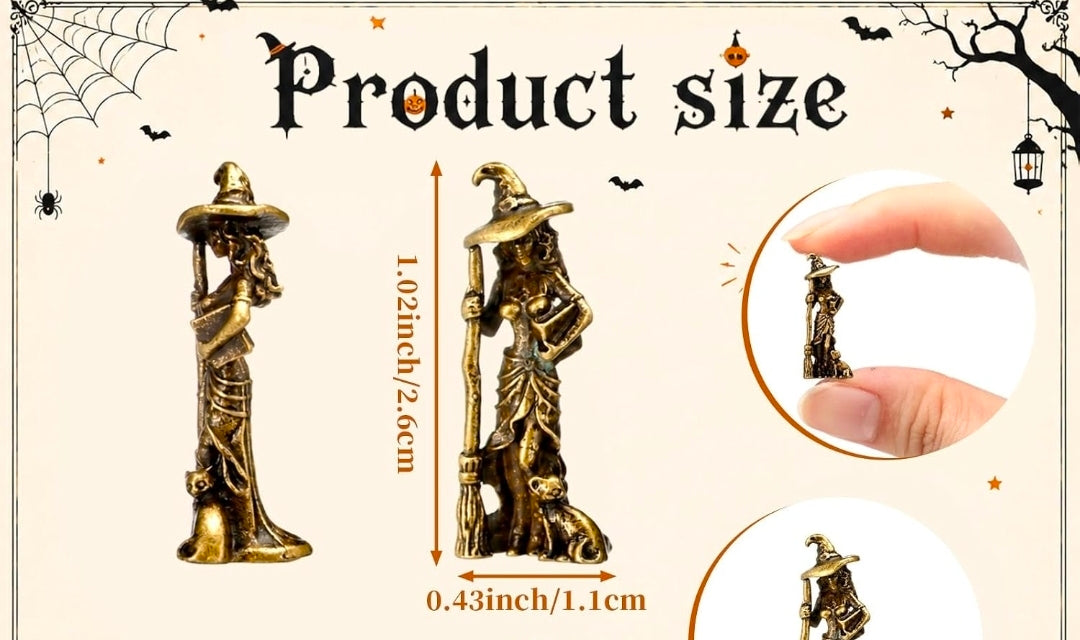 Metal Mini Witch Miniature Dead Zen Adds On