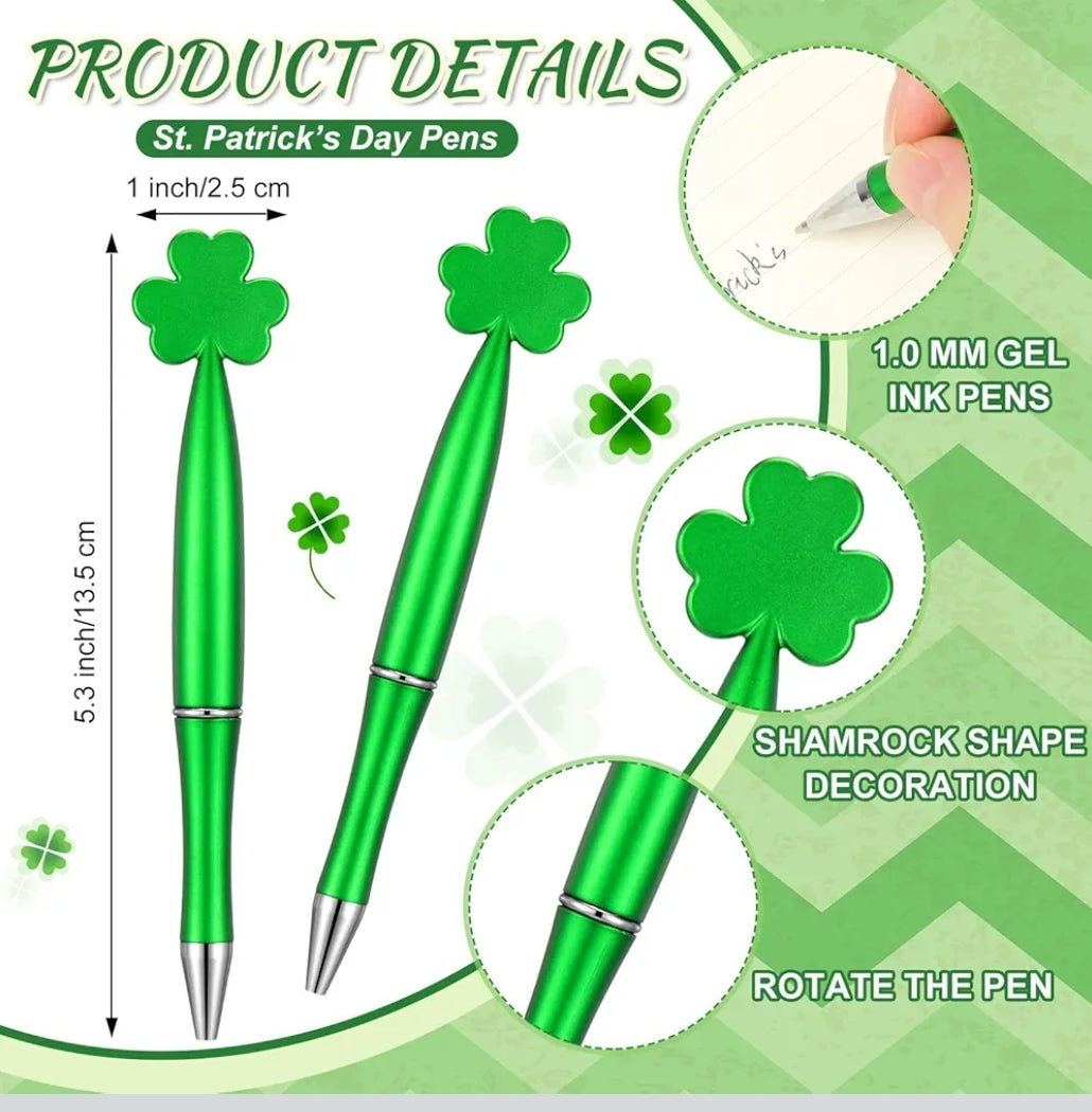St. Patrick's Shamrock Pen