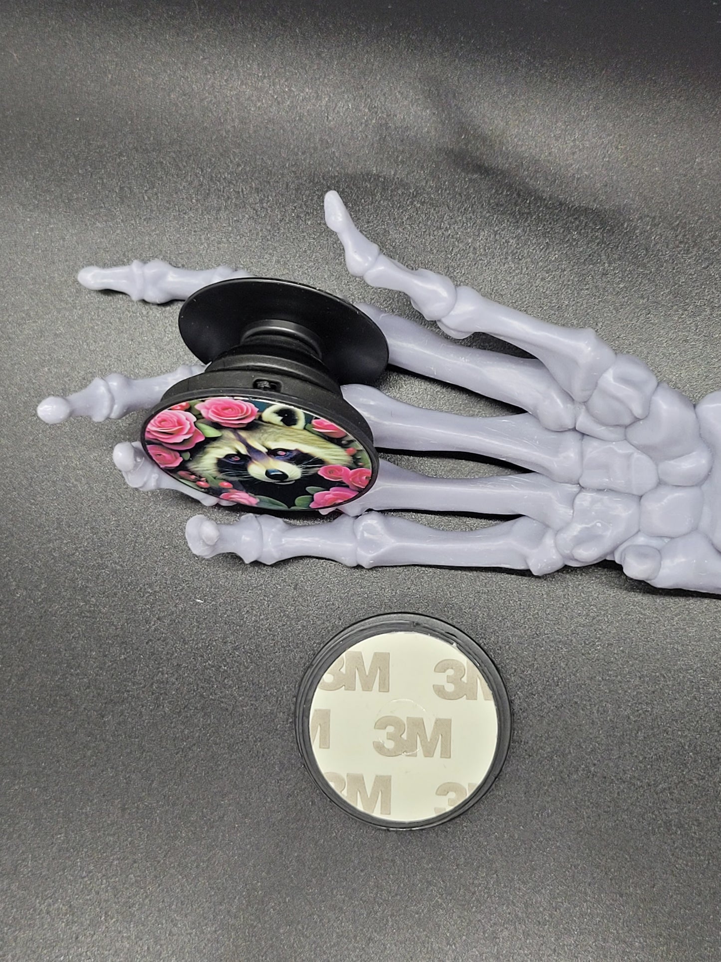 Berry Raccoon Adhesive Phone Grips