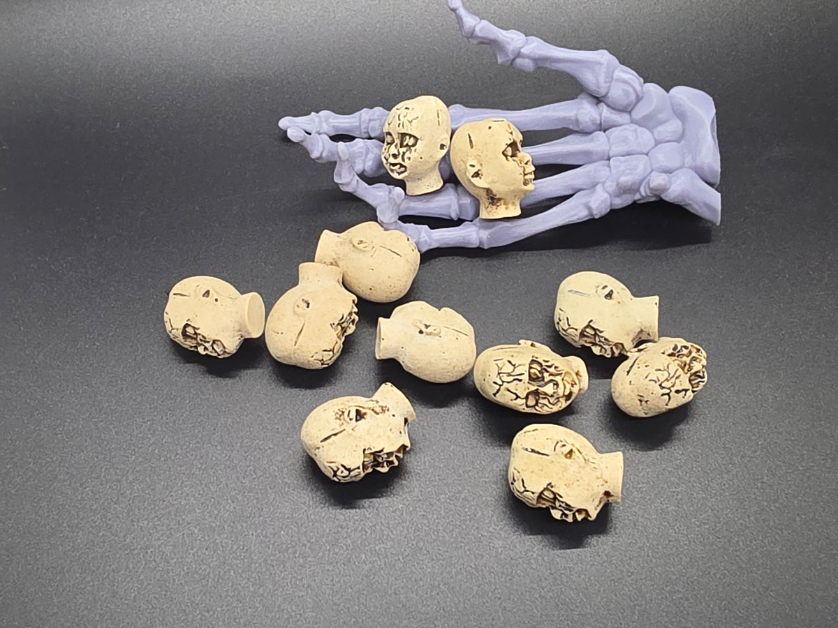 Resin Doll Heads Miniature Dead Zen Add On