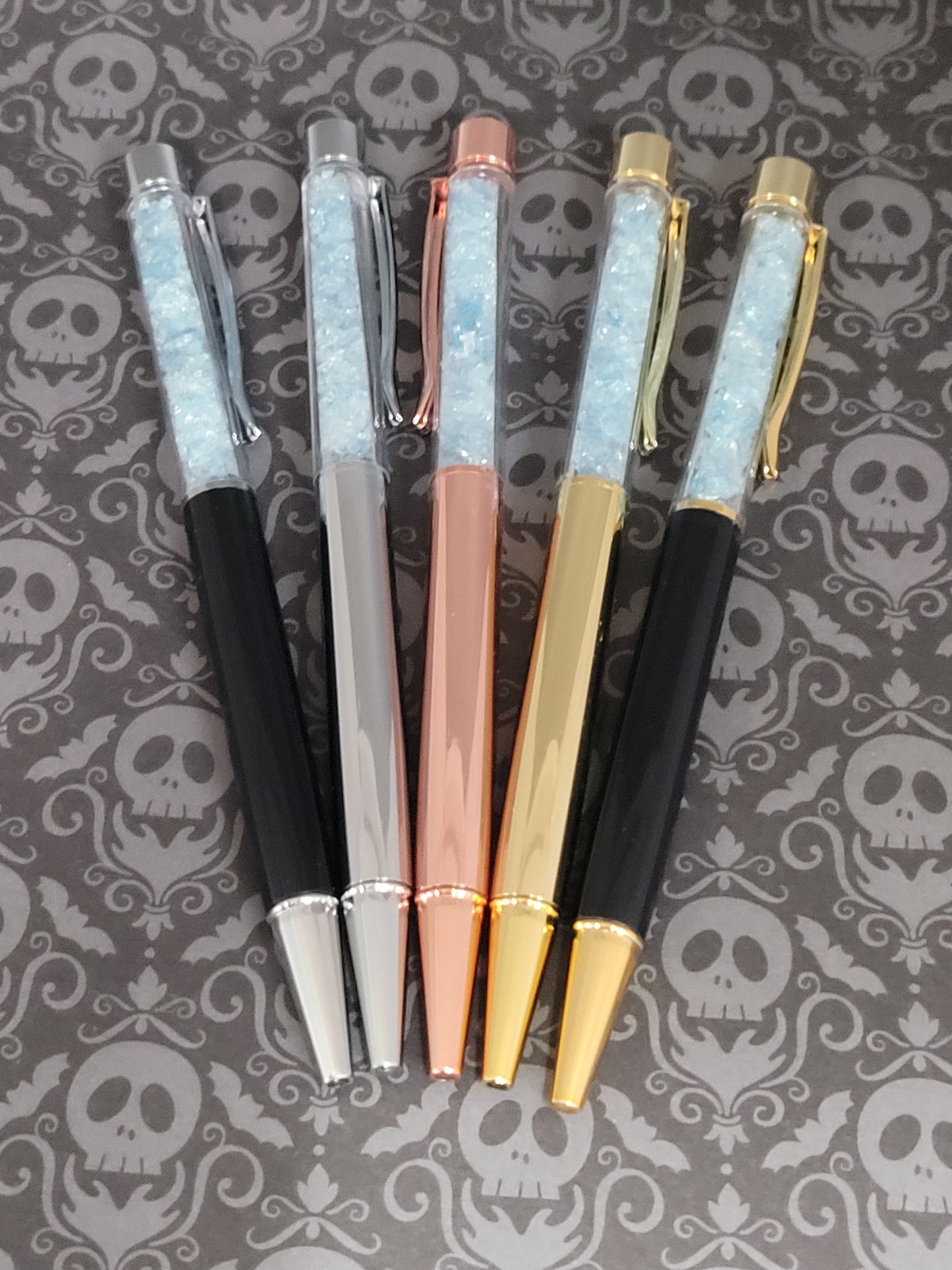 The Original Uranium Glass Filled Pen Blue Glass