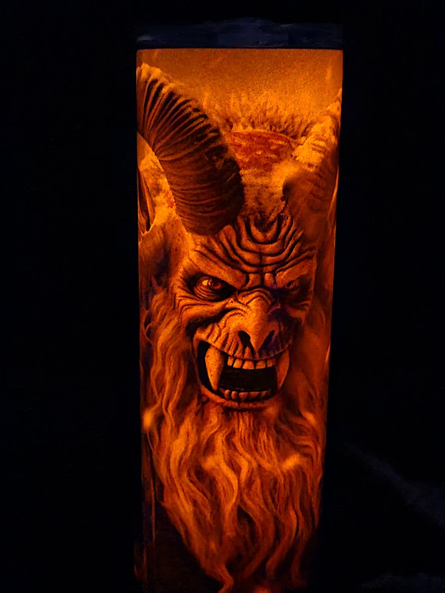 Krampus 20 oz Sublimated Tumbler for Hot or Cold Drinks