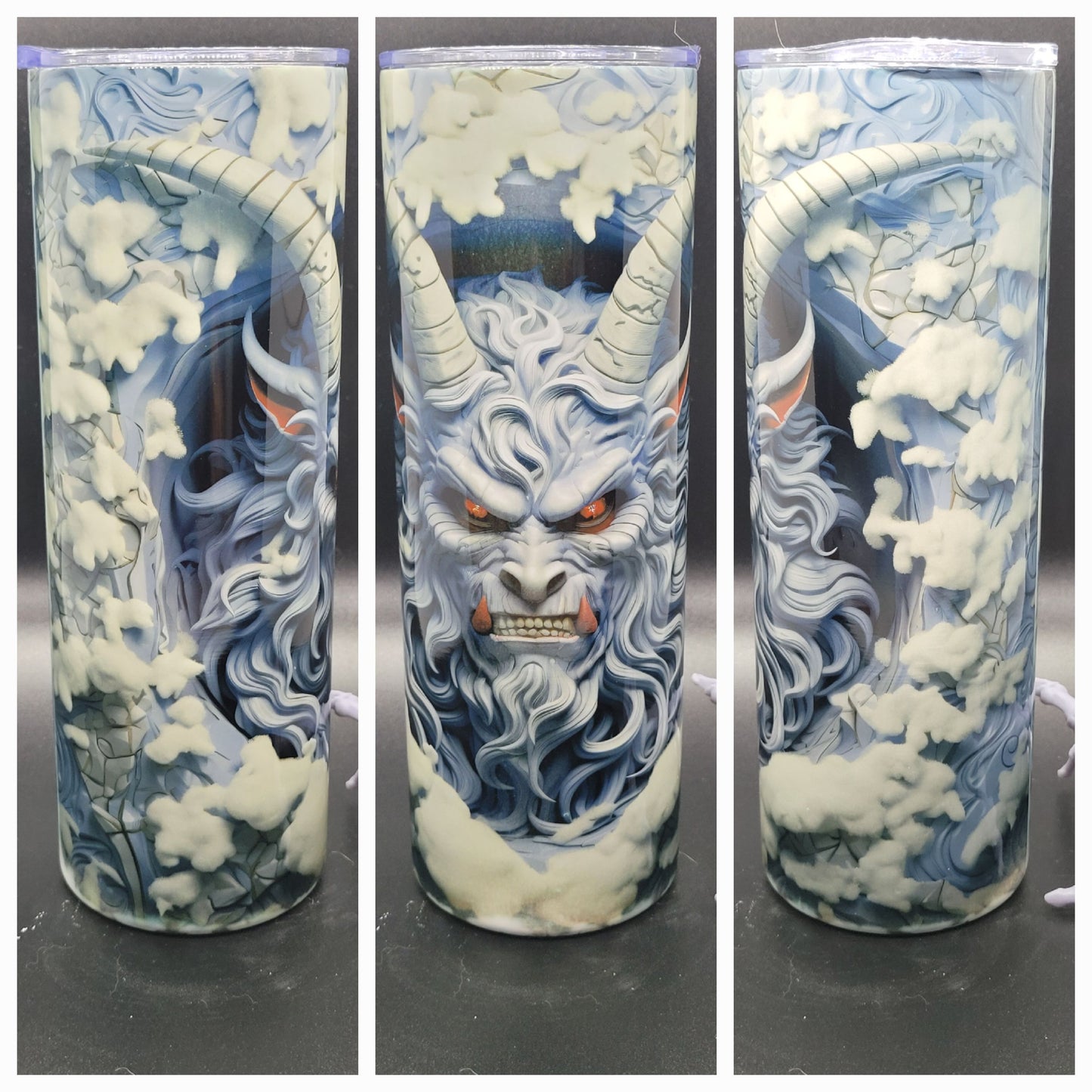 Ice Krampus 20 oz Sublimated Tumbler for Hot or Cold Drinks
