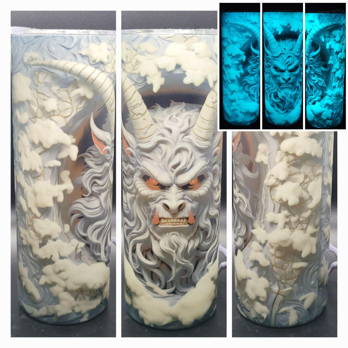 Ice Krampus 20 oz Sublimated Tumbler for Hot or Cold Drinks