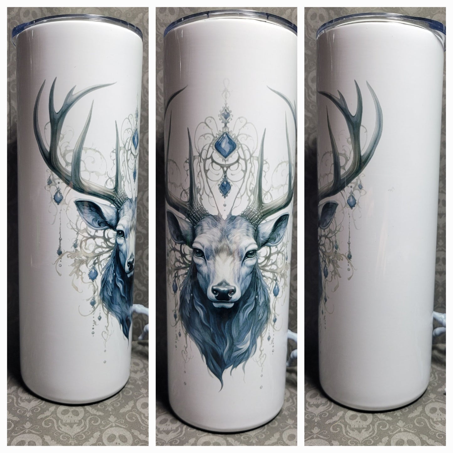 Mystic Deer 20 oz Sublimated Tumbler for Hot or Cold Drinks