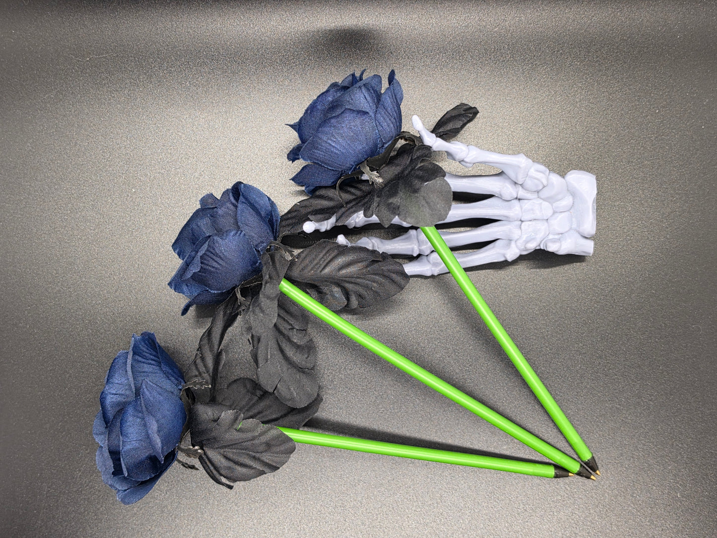 Black Blue Small Rose Pen Black Ink Writing Weddings