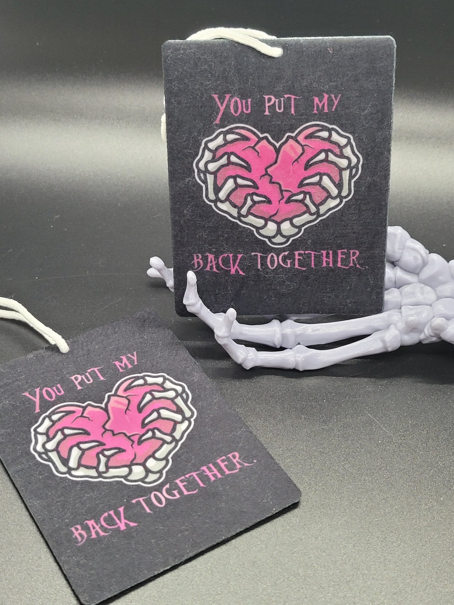 Heart Together Felt Air Freshener Valloween