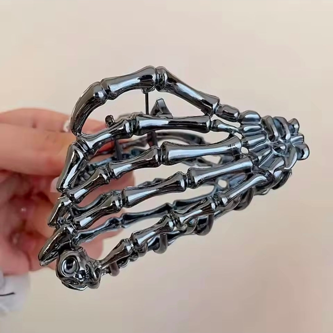 Metal Claw Hair Clip Skeleton Hand