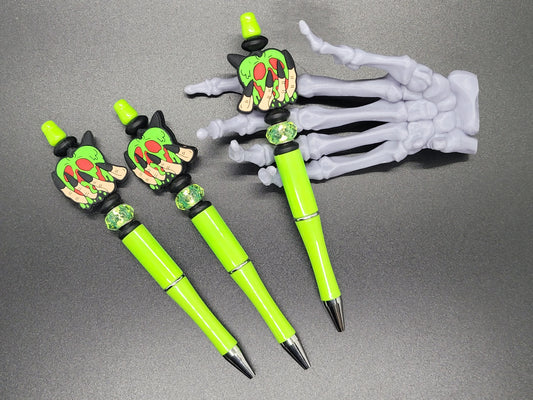 Bad Green Apple Beaded Pen