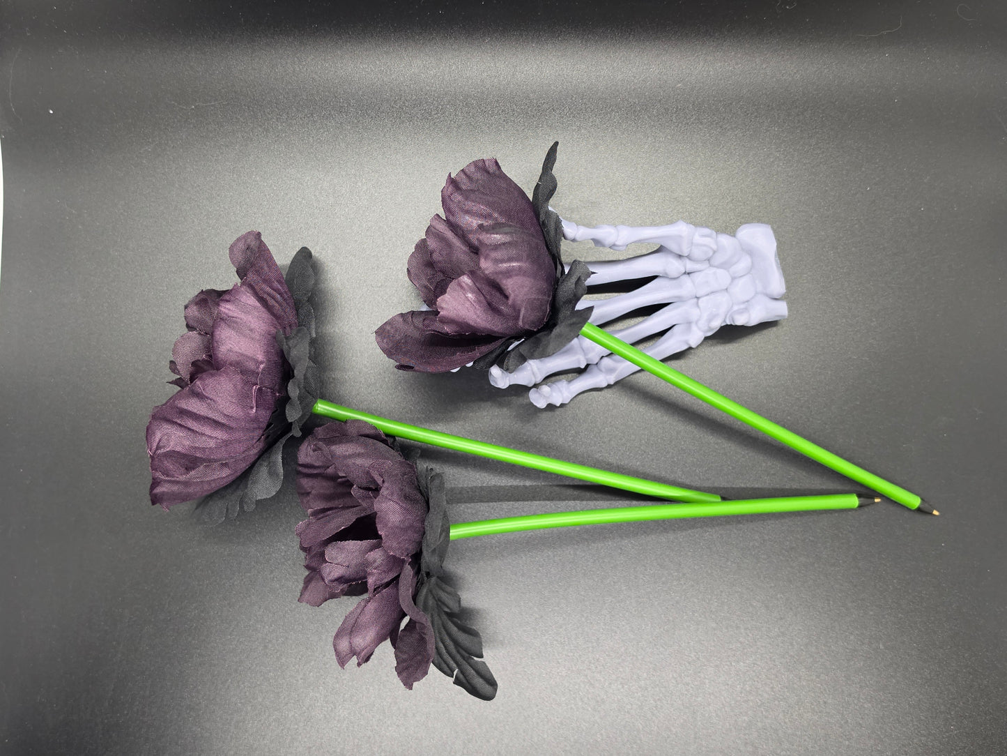 Burgundy Black Peony Flower Ink Pen Writting Wedding