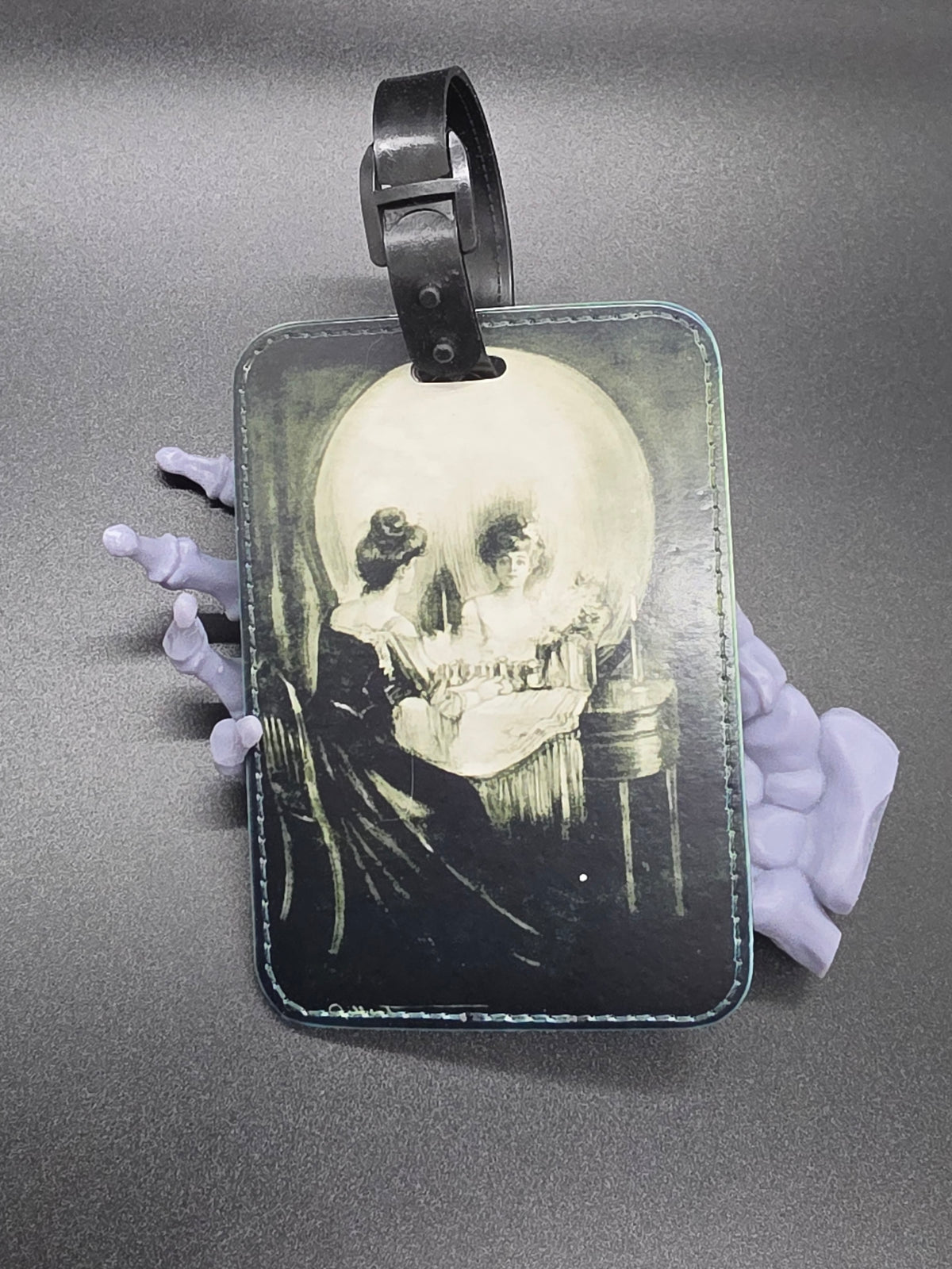 Custom Printed Luggage Bag Tag School Backpack Halloween All is Vanity