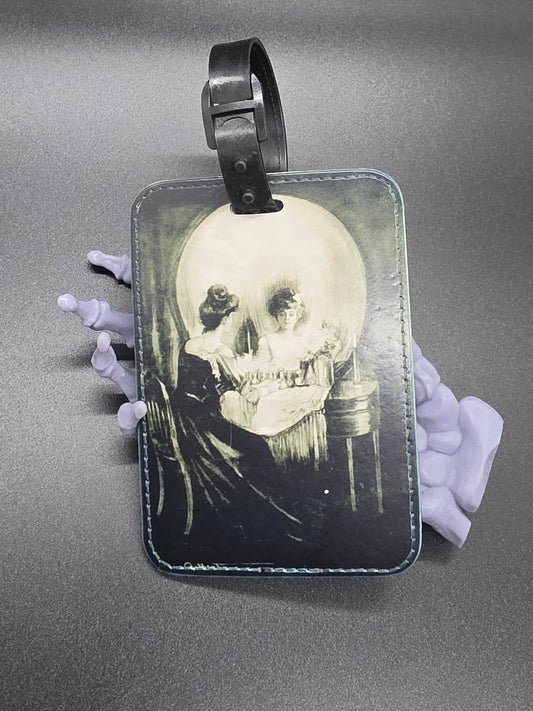 Custom Printed Luggage Bag Tag School Backpack Halloween All is Vanity