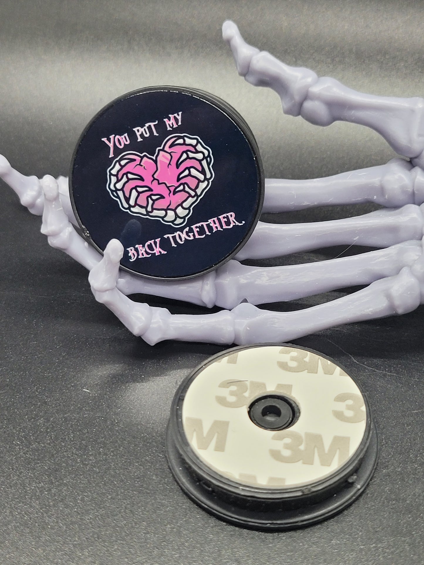 Heart Together Valloween Adhesive Phone Grips