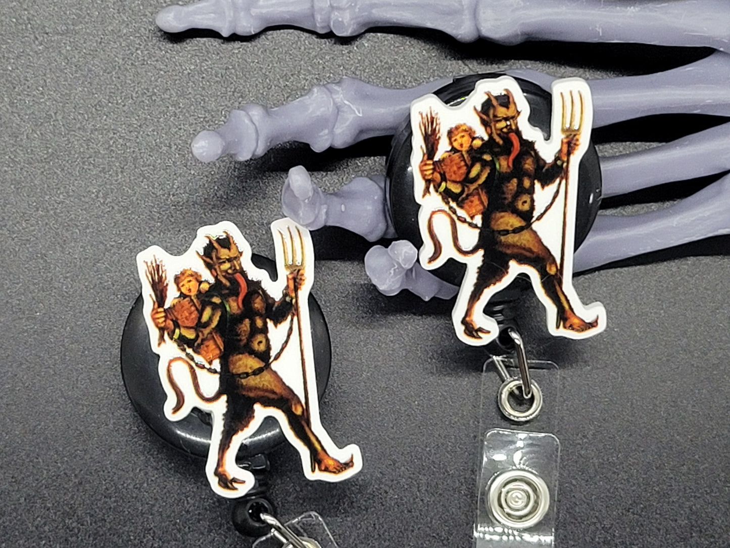 Krampus Collection Badge Reel ID Holders