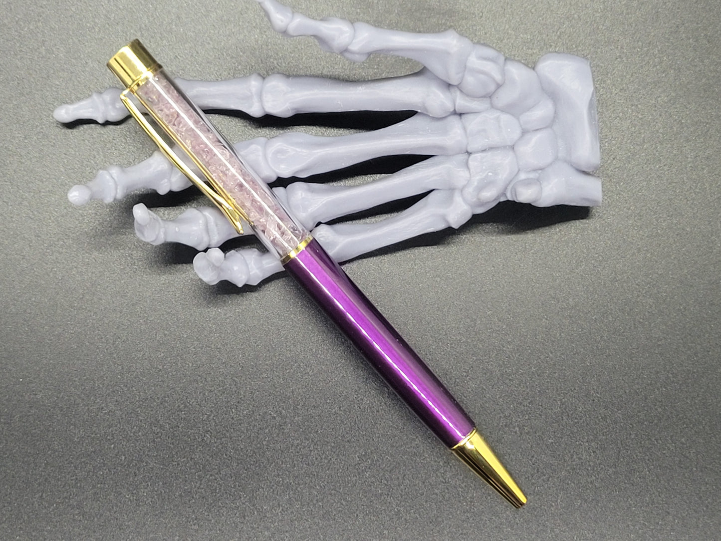 The Original Uranium Glass Filled Pen Purple Glass