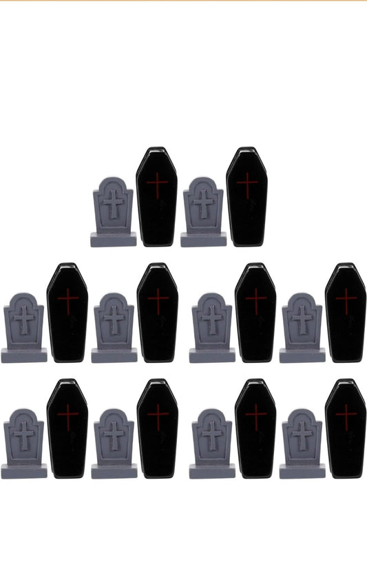 Miniature Coffin and Stone Set Dead Zen Add On