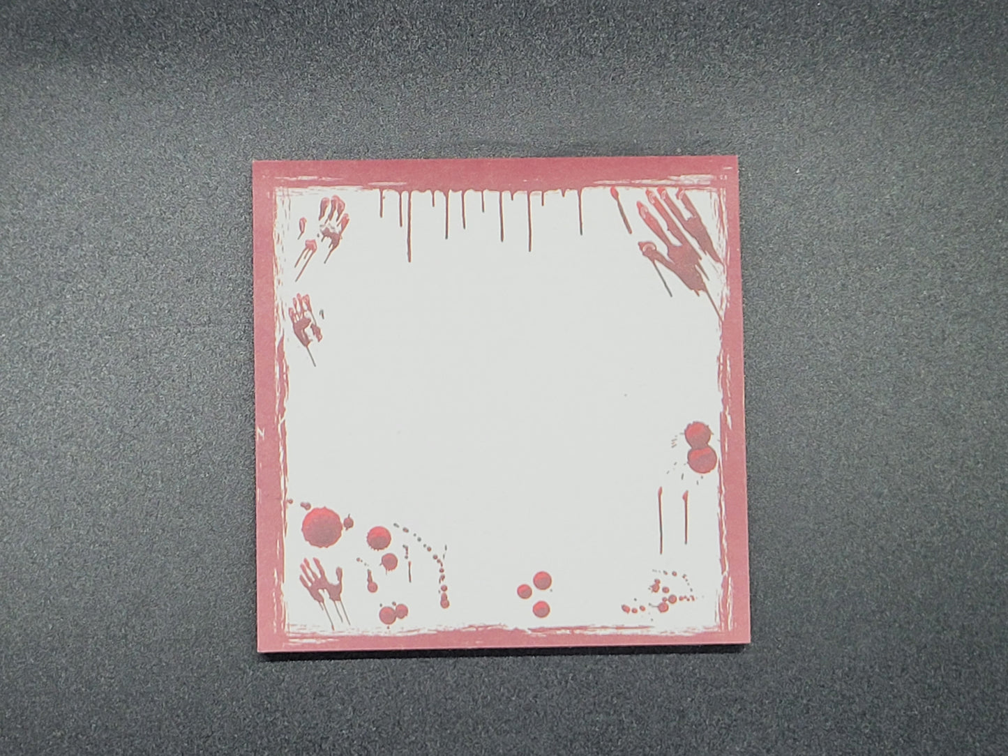 Halloween Spooky Blood Splatter Sticky Notepad