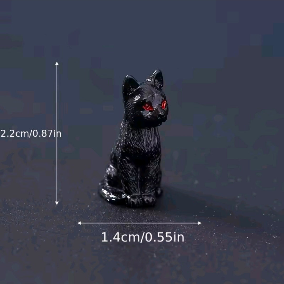 Resin Black Cat Miniature Dead Zen Add On