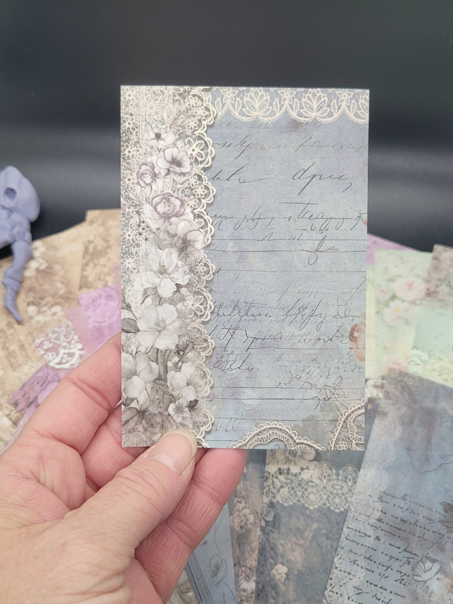 Junk Journal Scrapbook Pages 40 Page Pack