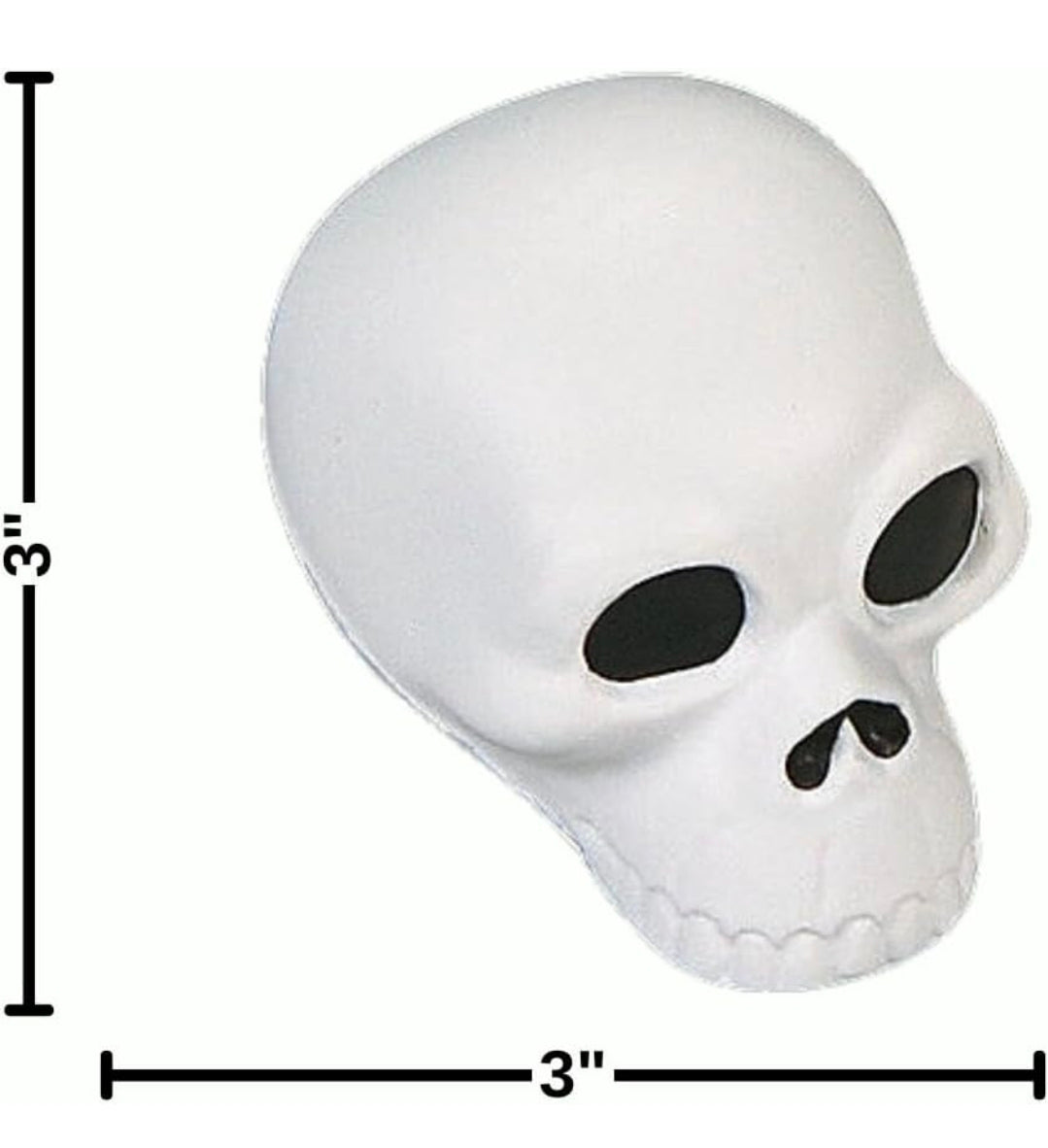 Assorted Foam Squeeze Toy Skull