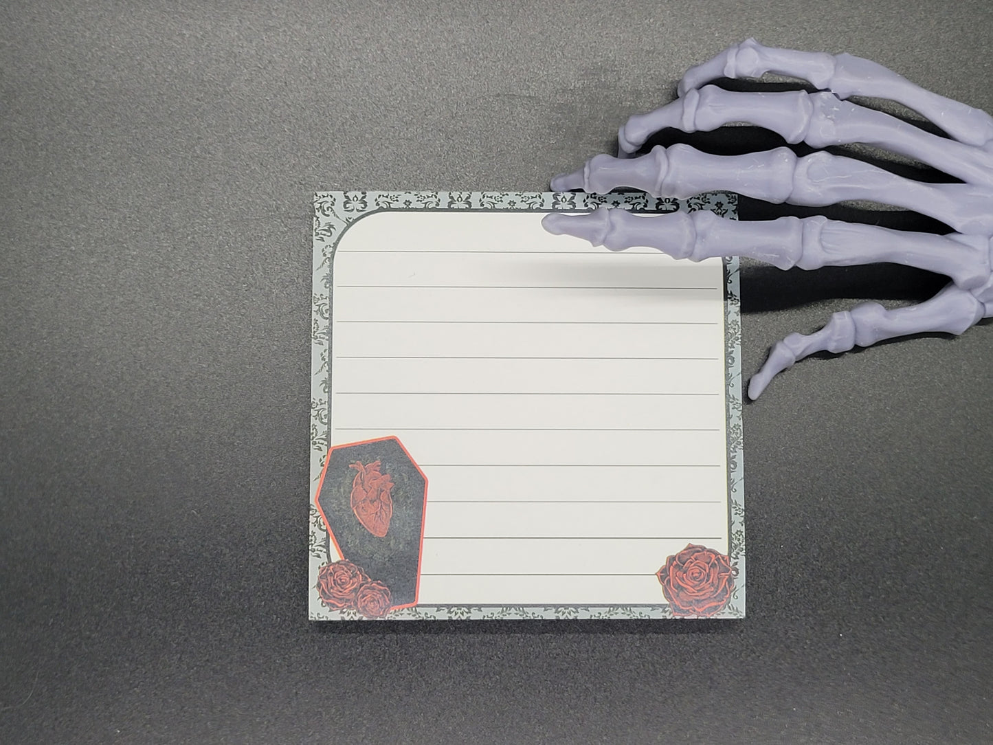 Heart Coffin Sticky Note Pad 50pgs