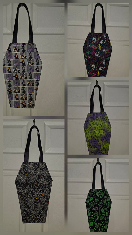Handmade Coffin Totebag Purse Lined