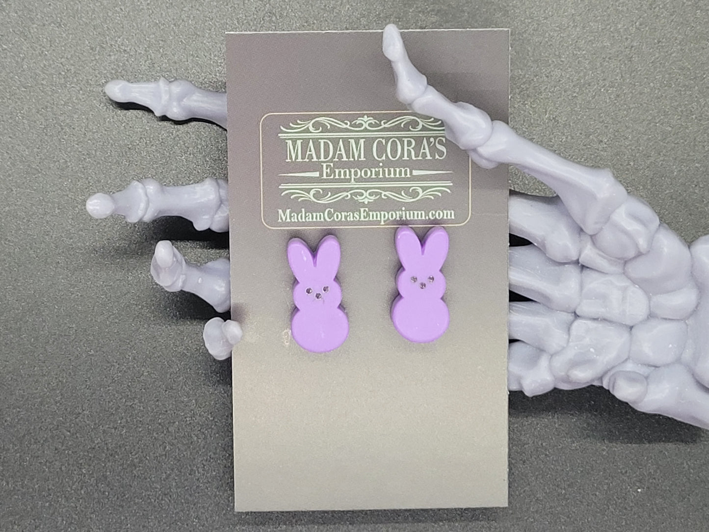 Peep Bunny Post Earrings