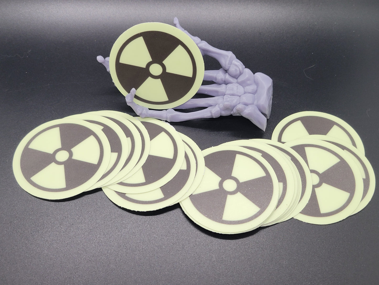 Glow in the Dark Radioactive Symbol Heavy Grade Vinyl Decal