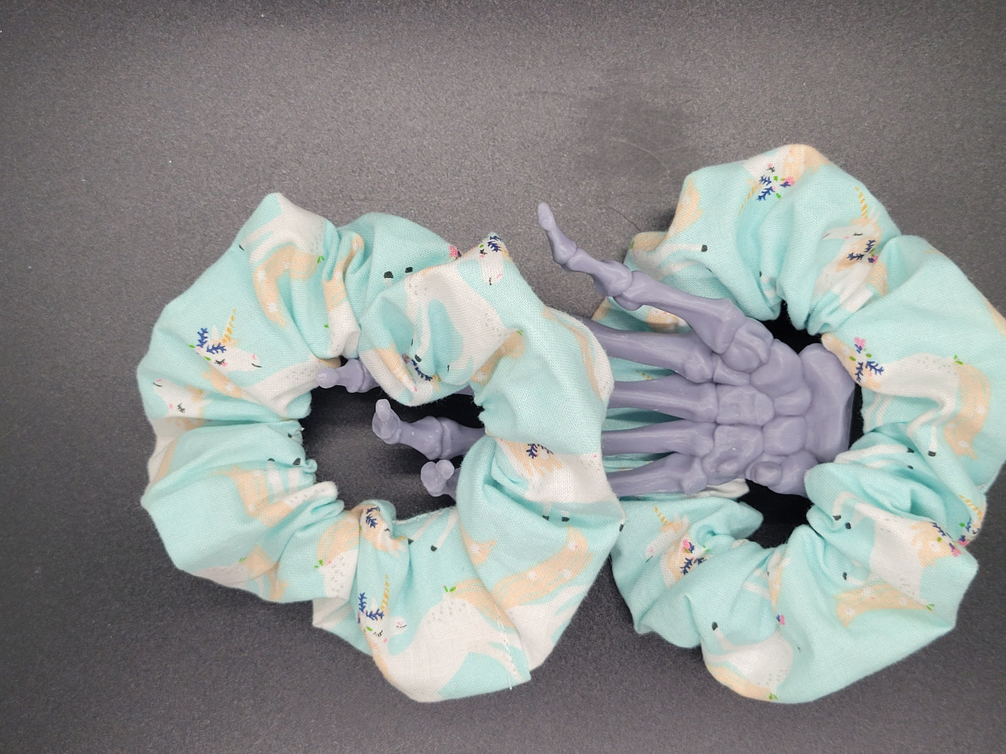 Unicorn 1 100% Cotton and Elastic Hair Tie Scrunchie