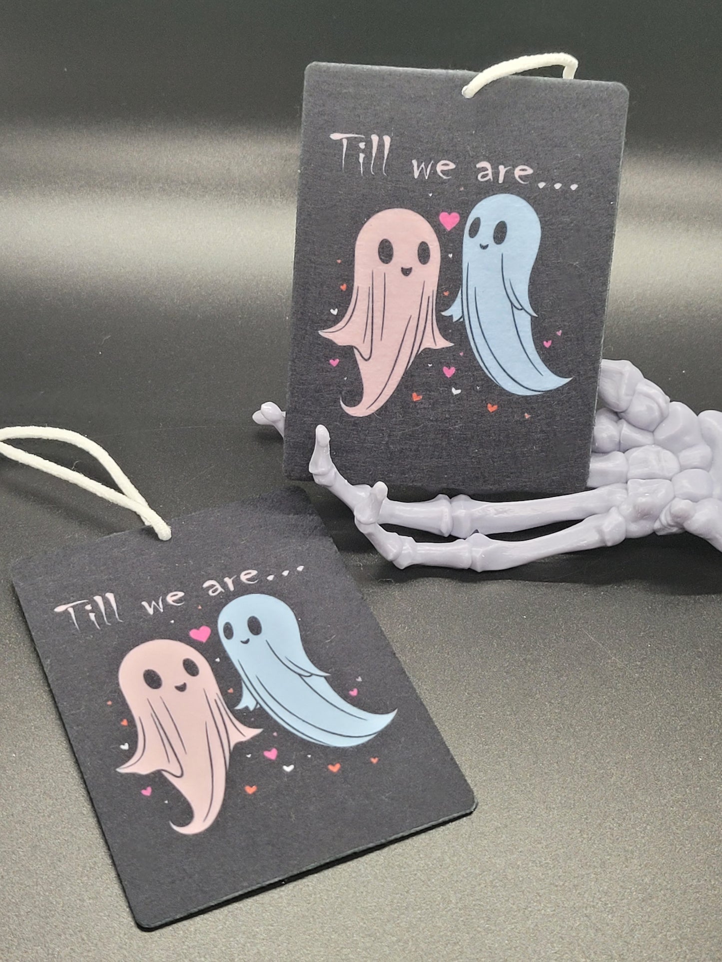 Till Ghosts Felt Air Freshener Valloween