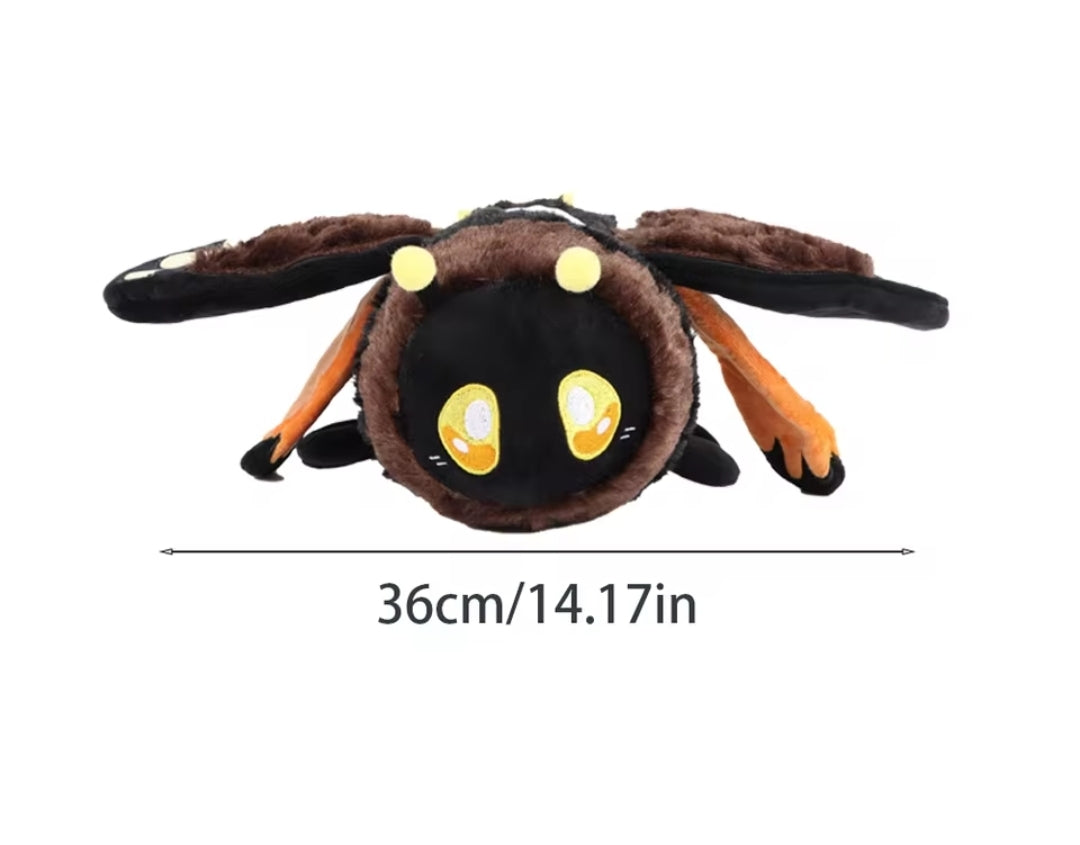 Plush Stuffed DeathheadHawk Moth Halloween Cute Animal