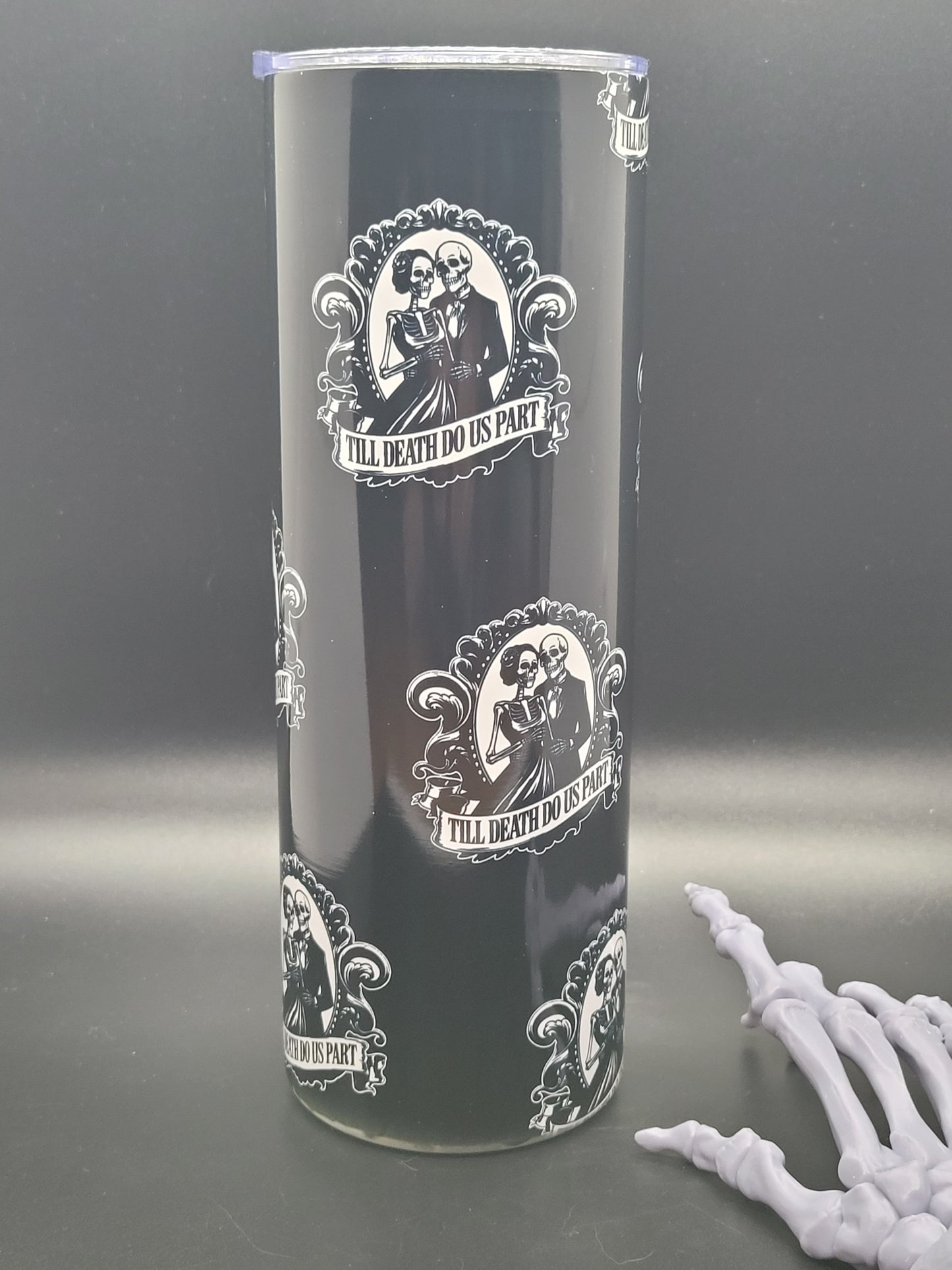 Till Death 20 oz Sublimated Tumbler for Hot or Cold Drinks