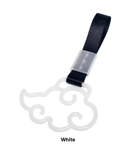 JDM Style Strap Tow Hook Handle Cloud Shape Plastic Car Decoration