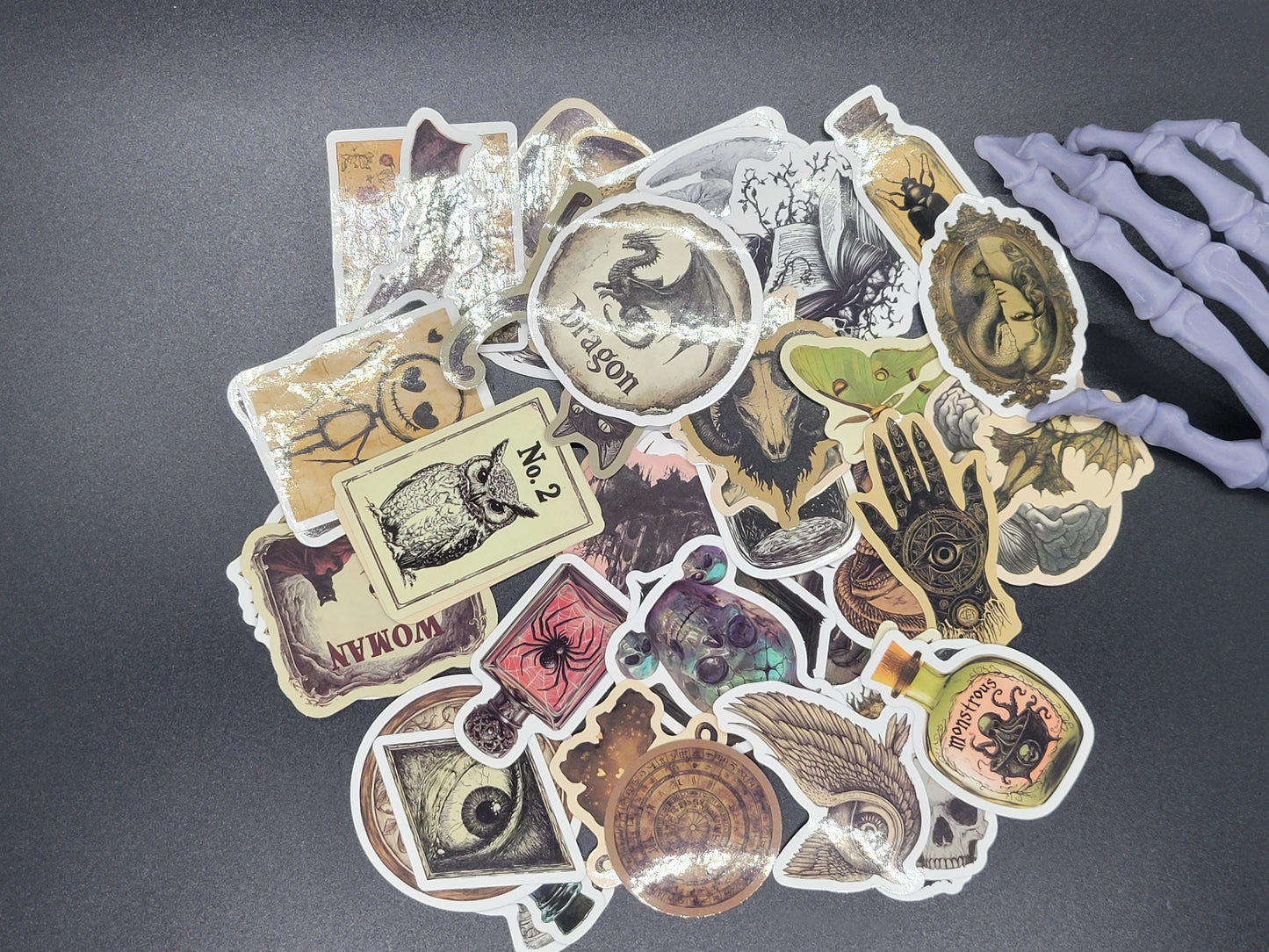 Witches Apothecary Vinyl Sticker 10 Pack for Junk Journals Scrapbooks Budget Binders