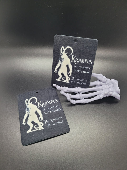 Krampus is Hungry Felt Air Freshener