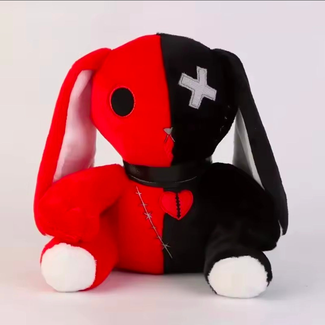 Plush Stuffed Evil Bunny Halloween Cute Animal